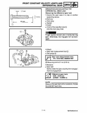 2002 Yamaha YFM660 Grizzly factory service and repair manual, Page 273