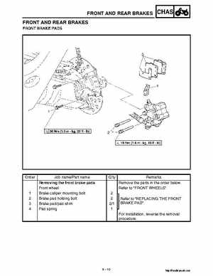 2002 Yamaha YFM660 Grizzly factory service and repair manual, Page 300