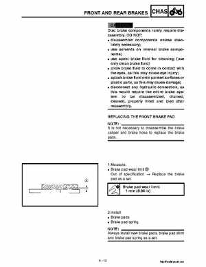 2002 Yamaha YFM660 Grizzly factory service and repair manual, Page 302