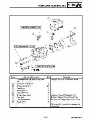 2002 Yamaha YFM660 Grizzly factory service and repair manual, Page 317