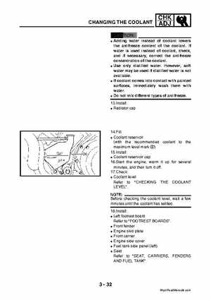 2003 2005 YFM45FAR, YFM450FAR Kodiak OEM Service Manual, Page 96