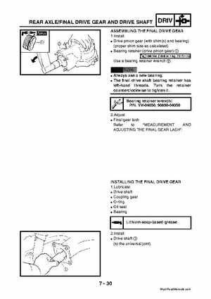 2003 2005 YFM45FAR, YFM450FAR Kodiak OEM Service Manual, Page 273