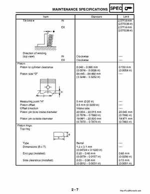 2003 Yamaha YFM400FAR Kodiak Factory Service Manual, Page 32