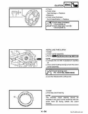 2003 Yamaha YFM400FAR Kodiak Factory Service Manual, Page 177