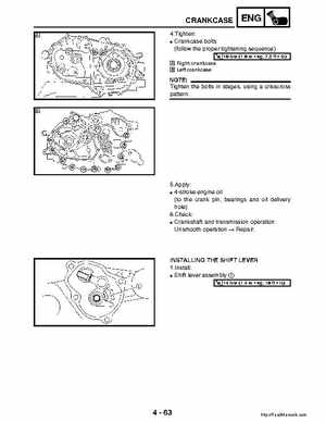 2003 Yamaha YFM400FAR Kodiak Factory Service Manual, Page 186