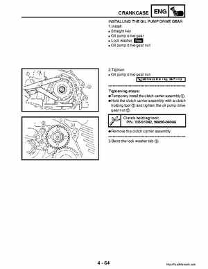 2003 Yamaha YFM400FAR Kodiak Factory Service Manual, Page 187