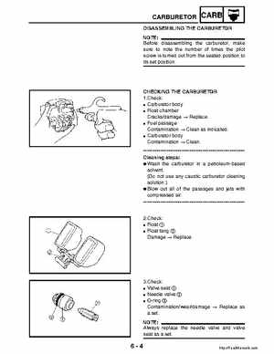 2003 Yamaha YFM400FAR Kodiak Factory Service Manual, Page 225