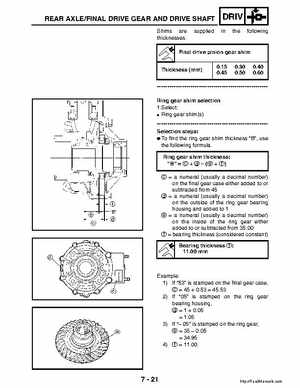 2003 Yamaha YFM400FAR Kodiak Factory Service Manual, Page 249