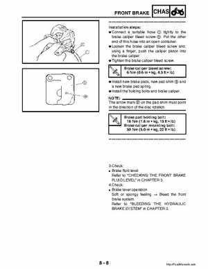 2003 Yamaha YFM400FAR Kodiak Factory Service Manual, Page 265