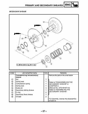 2003 Yamaha YFM400FAR Kodiak Factory Service Manual, Page 431