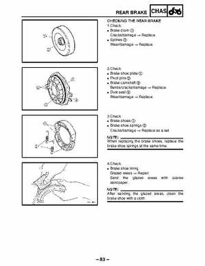 2003 Yamaha YFM400FAR Kodiak Factory Service Manual, Page 457
