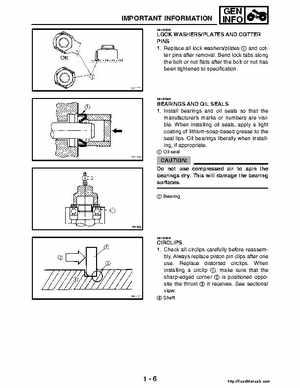 2004-2005 660 Yamaha Rhino Factory Service Manual, Page 22