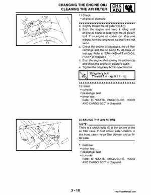 2004-2005 660 Yamaha Rhino Factory Service Manual, Page 92