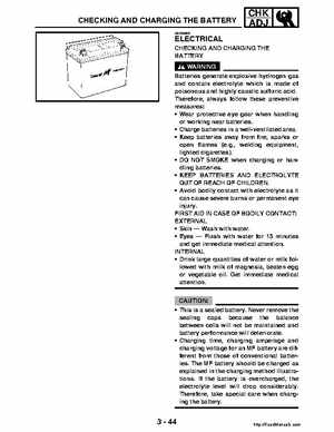 2004-2005 660 Yamaha Rhino Factory Service Manual, Page 120