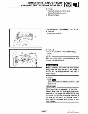 2004-2005 660 Yamaha Rhino Factory Service Manual, Page 128