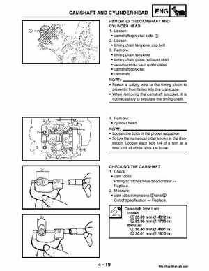 2004-2005 660 Yamaha Rhino Factory Service Manual, Page 148