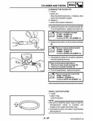 2004-2005 660 Yamaha Rhino Factory Service Manual, Page 166