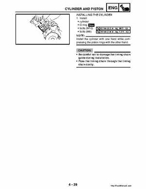 2004-2005 660 Yamaha Rhino Factory Service Manual, Page 168