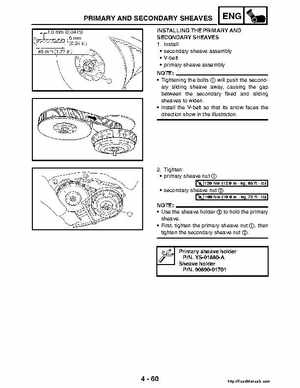 2004-2005 660 Yamaha Rhino Factory Service Manual, Page 189