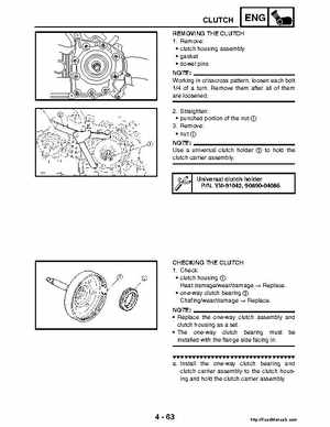 2004-2005 660 Yamaha Rhino Factory Service Manual, Page 192