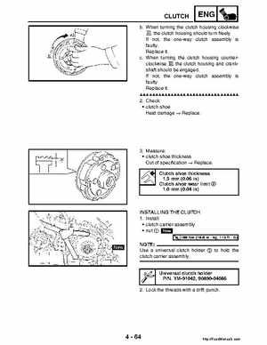 2004-2005 660 Yamaha Rhino Factory Service Manual, Page 193