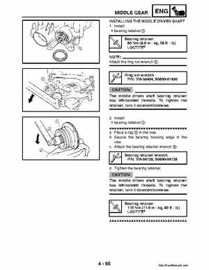 2004-2005 660 Yamaha Rhino Factory Service Manual, Page 224