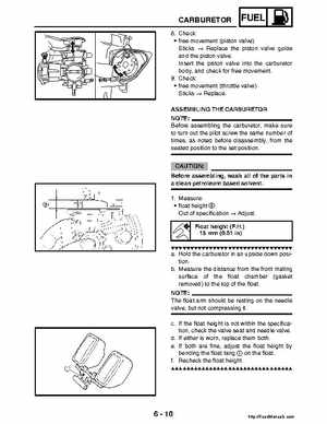 2004-2005 660 Yamaha Rhino Factory Service Manual, Page 249