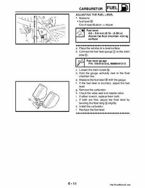 2004-2005 660 Yamaha Rhino Factory Service Manual, Page 250