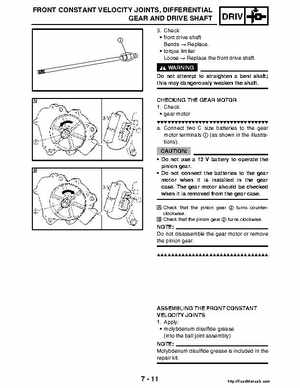 2004-2005 660 Yamaha Rhino Factory Service Manual, Page 261