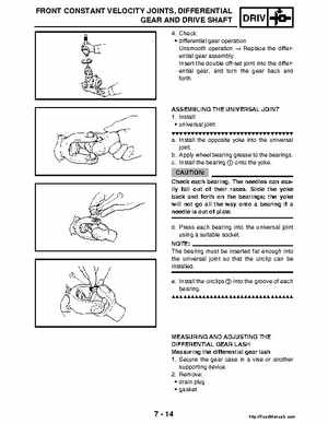 2004-2005 660 Yamaha Rhino Factory Service Manual, Page 264