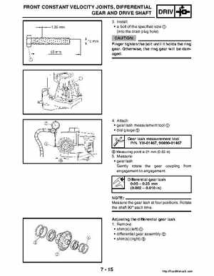 2004-2005 660 Yamaha Rhino Factory Service Manual, Page 265
