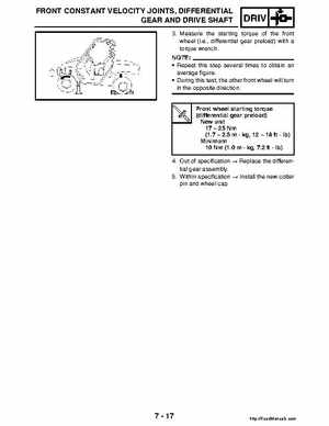 2004-2005 660 Yamaha Rhino Factory Service Manual, Page 267