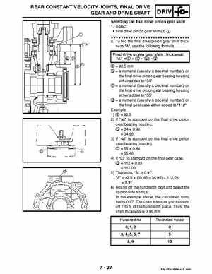 2004-2005 660 Yamaha Rhino Factory Service Manual, Page 277
