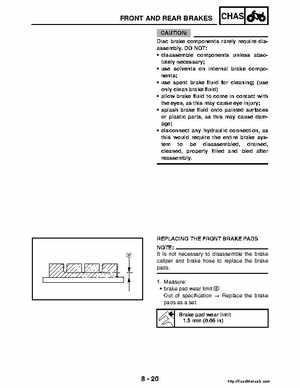 2004-2005 660 Yamaha Rhino Factory Service Manual, Page 305