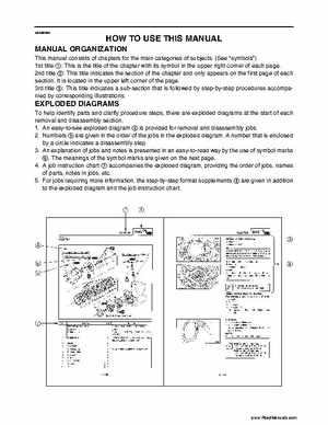 2004 Official factory service manual for Yamaha YFZ450S ATV Quad., Page 4