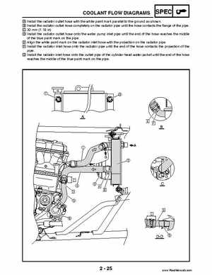 2004 Official factory service manual for Yamaha YFZ450S ATV Quad., Page 48