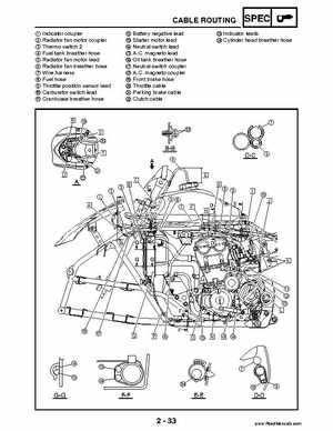 2004 Official factory service manual for Yamaha YFZ450S ATV Quad., Page 56