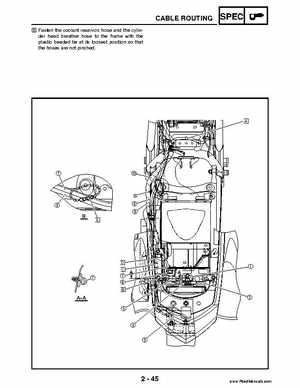 2004 Official factory service manual for Yamaha YFZ450S ATV Quad., Page 68
