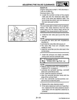 2004 Official factory service manual for Yamaha YFZ450S ATV Quad., Page 79
