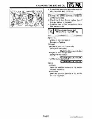 2004 Official factory service manual for Yamaha YFZ450S ATV Quad., Page 90