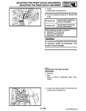 2004 Official factory service manual for Yamaha YFZ450S ATV Quad., Page 117