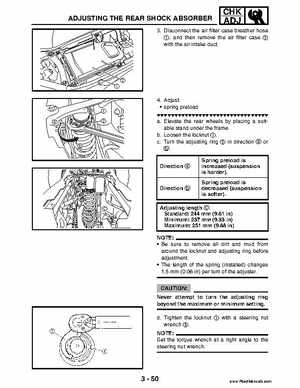 2004 Official factory service manual for Yamaha YFZ450S ATV Quad., Page 118