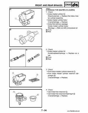 2004 Official factory service manual for Yamaha YFZ450S ATV Quad., Page 256