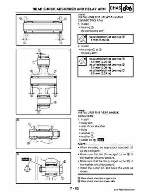 2004 Official factory service manual for Yamaha YFZ450S ATV Quad., Page 294