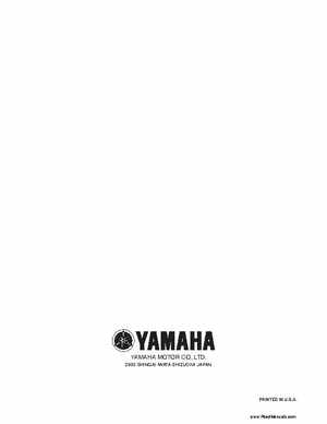 2004 Official factory service manual for Yamaha YFZ450S ATV Quad., Page 349