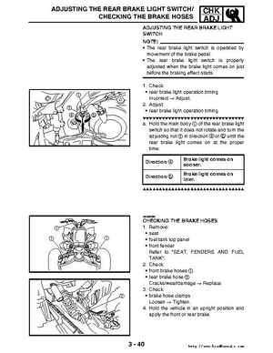 2006-2009 Yamaha YFM700RV Raptor 700RV factory service manual, Page 124