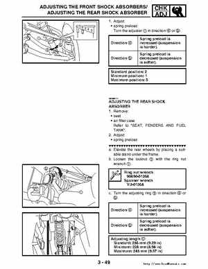 2006-2009 Yamaha YFM700RV Raptor 700RV factory service manual, Page 133