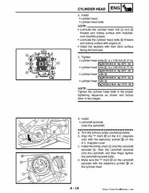 2006-2009 Yamaha YFM700RV Raptor 700RV factory service manual, Page 163