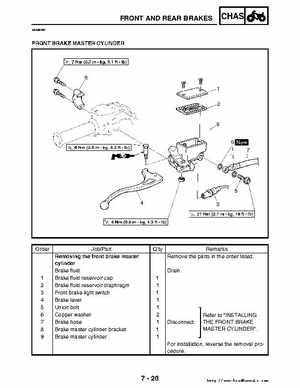 2006-2009 Yamaha YFM700RV Raptor 700RV factory service manual, Page 298