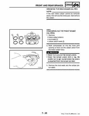 2006-2009 Yamaha YFM700RV Raptor 700RV factory service manual, Page 314